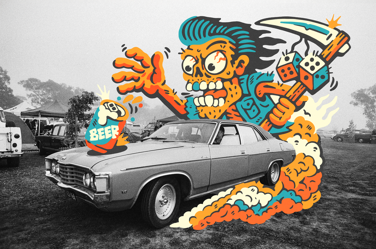 Sindy Sinn x Yeah Joel - Reaper - A3 Print